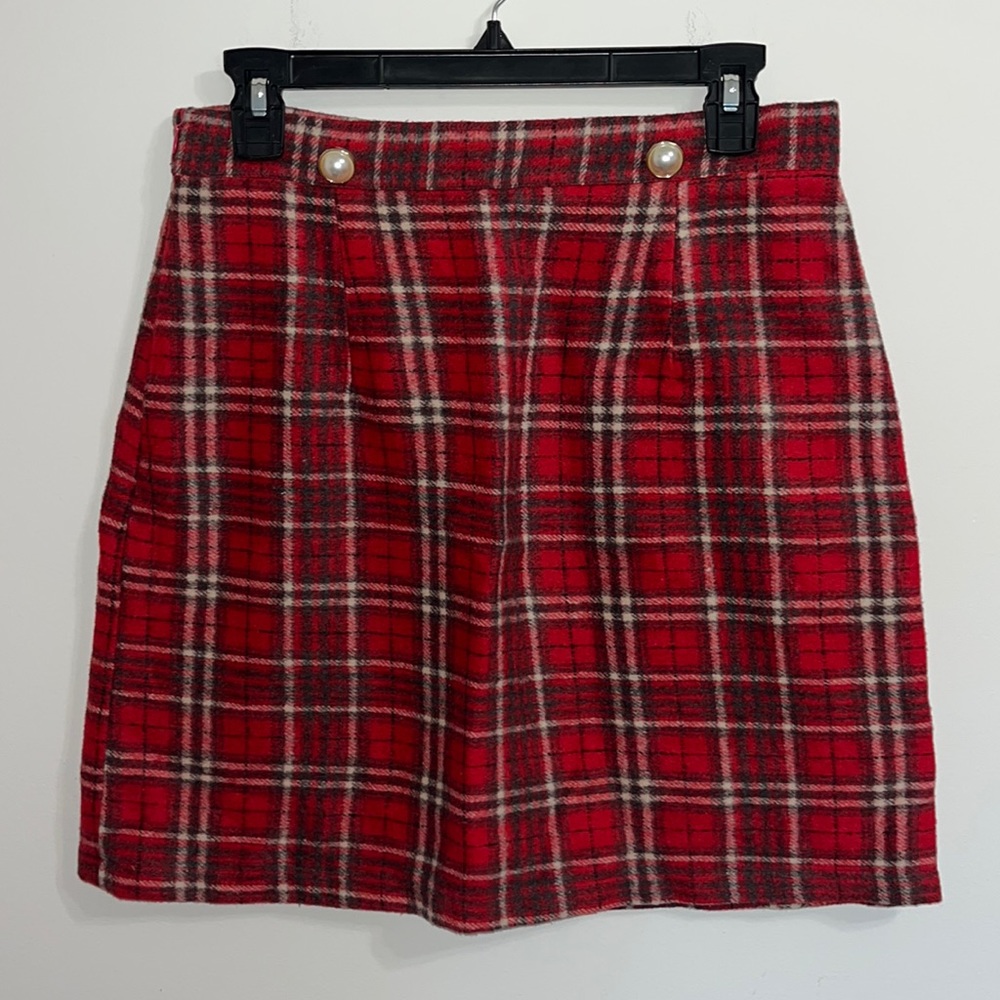 Plaid Mini Skirt